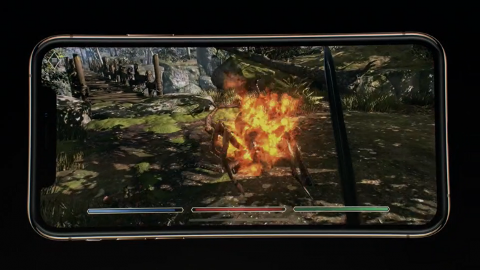 Bethesdas "Blade" soll die erweiterten Grafikfähigkeiten der neuen iPhones nutzen. (Bild: Apple)